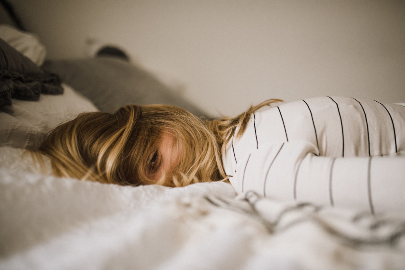 Person unable to sleep at night due to stimulant misuse and insomnia