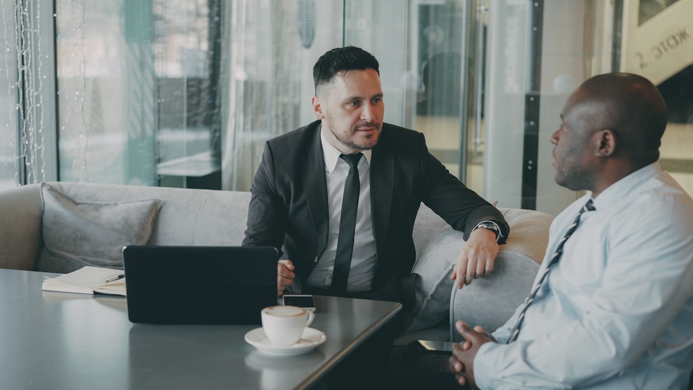 Counsellor listening during a one-to-one drug and alcohol counselling appointment